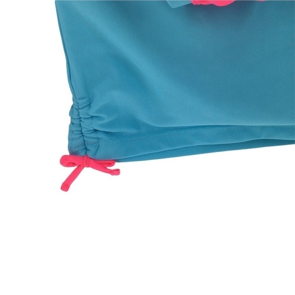 #012 Sketchers Girl's Color Block Two Piece Swimsuit - Picture 6 of 10